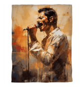 Musical notes and magical motifs on a cozy duvet cover